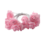 johgee Pink Indoor LED Rose Light – Energy Efficient, Battery Powered, Modern Design