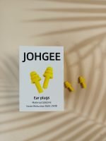 johgee Yellow Silicone Ear Plugs – 29dB NRR, Reusable Noise Cancelling & Soundproof Ear Protection - Image 2