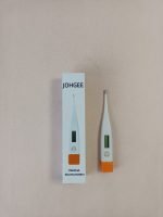 johgee White & Orange Digital Thermometer – High Accuracy, LCD Display, Suitable for Newborns, Children & Adults - Image 2