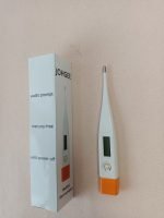 johgee White & Orange Digital Thermometer – High Accuracy, LCD Display, Suitable for Newborns, Children & Adults - Image 3