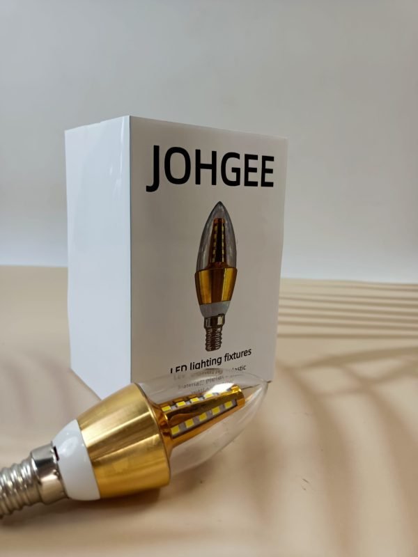 johgee 10W LED Lighting Fixture – E27 Socket, White Light, 5x10cm, Metal & Plastic - Image 3