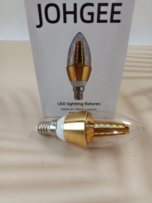 johgee 10W LED Lighting Fixture – E27 Socket, White Light, 5x10cm, Metal & Plastic - Image 5